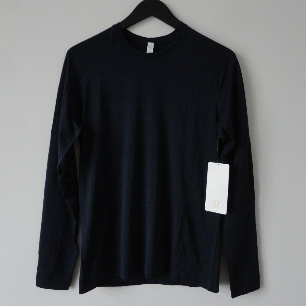 NWT LULULEMON NUNY/NUNY Navy Blue Metal Vent Tech LS Top Shirt Men's XL